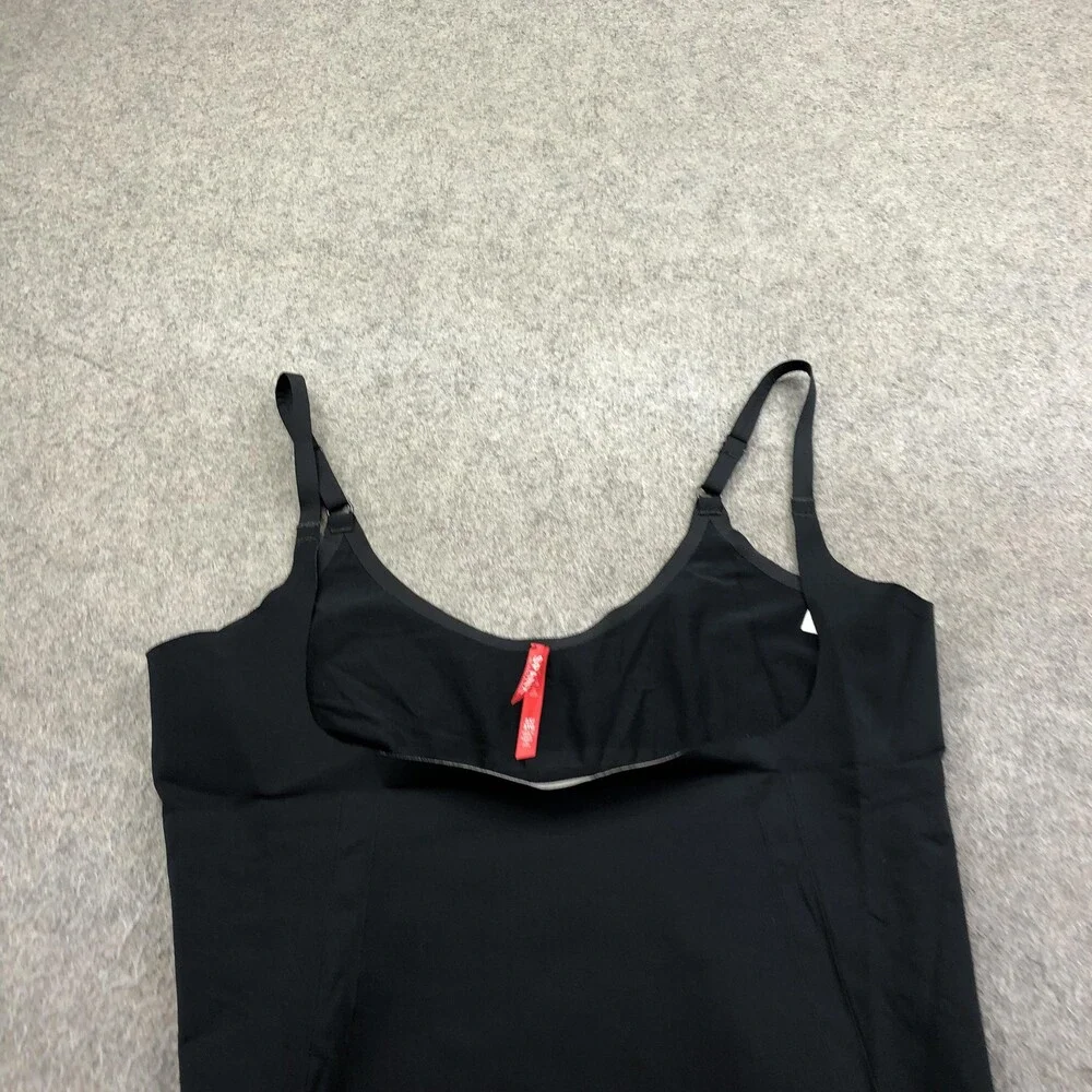 Spanx Shapewear Bodysuit Womens 3X Black Adjustable Straps Slimming Control